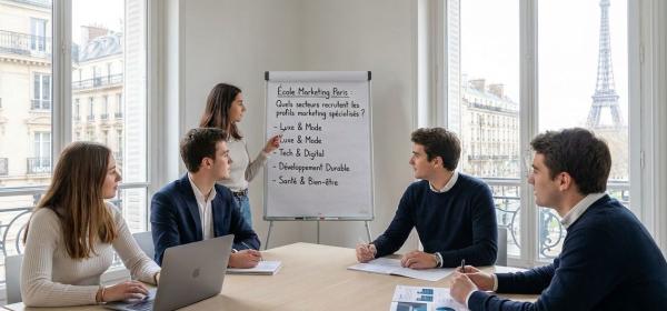 École marketing Paris quels secteurs recrutent les profils marketing spécialisés